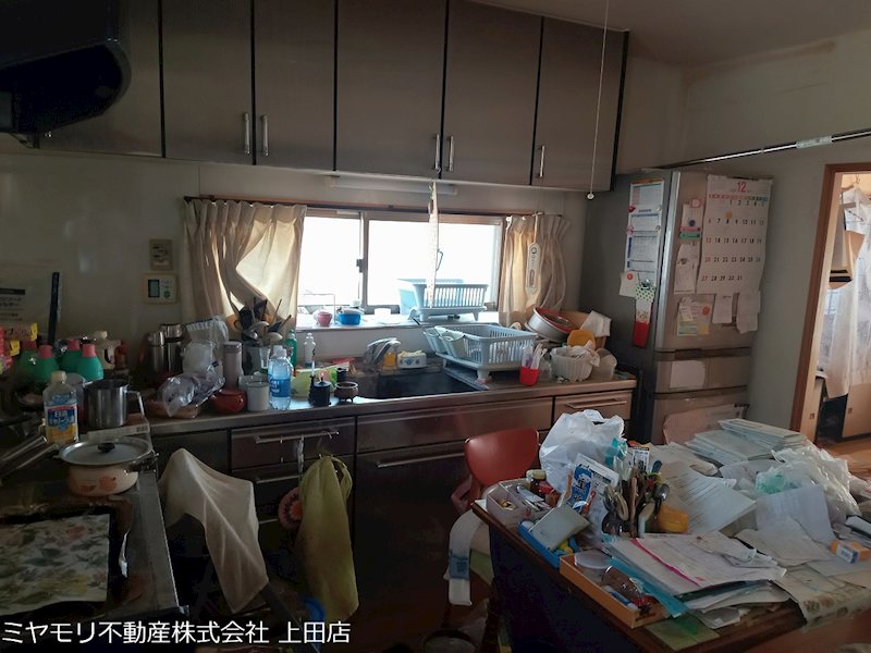 【契約済】　上田市常磐城6丁目　中古戸建 内観写真（キッチン）