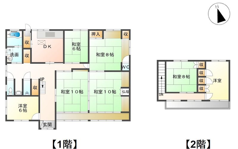 長野県上水内郡飯綱町芋川 間取図・土地図