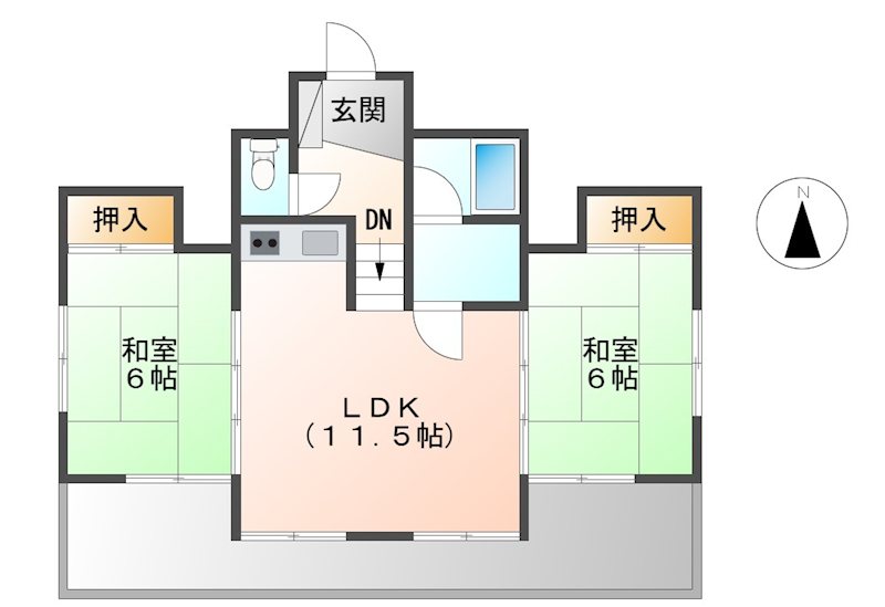 佐久市根岸　中古戸建 間取図・土地図