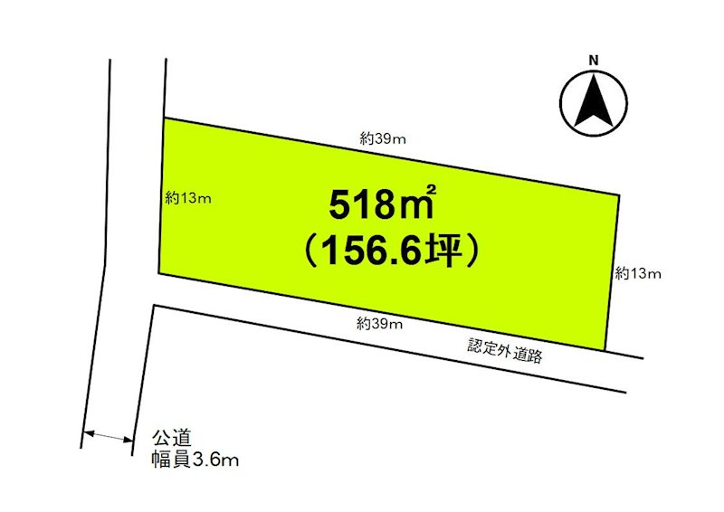 小諸市平原　土地 間取図・土地図