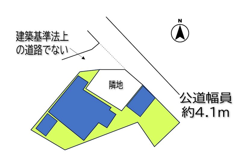 上田市諏訪形　中古戸建 間取図・土地図