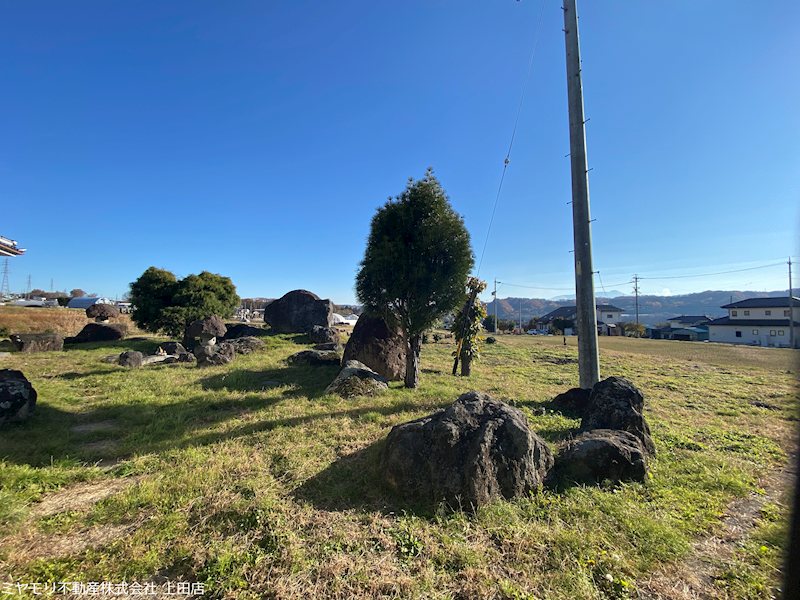 【契約済】東御市新屋　中古戸建 現地写真（庭）