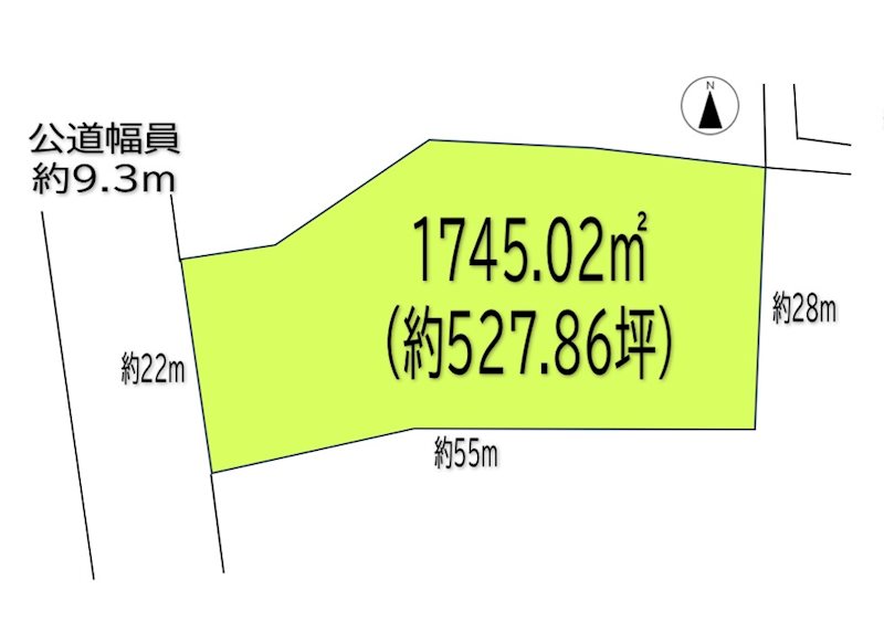 坂城町中之条　土地 間取図・土地図