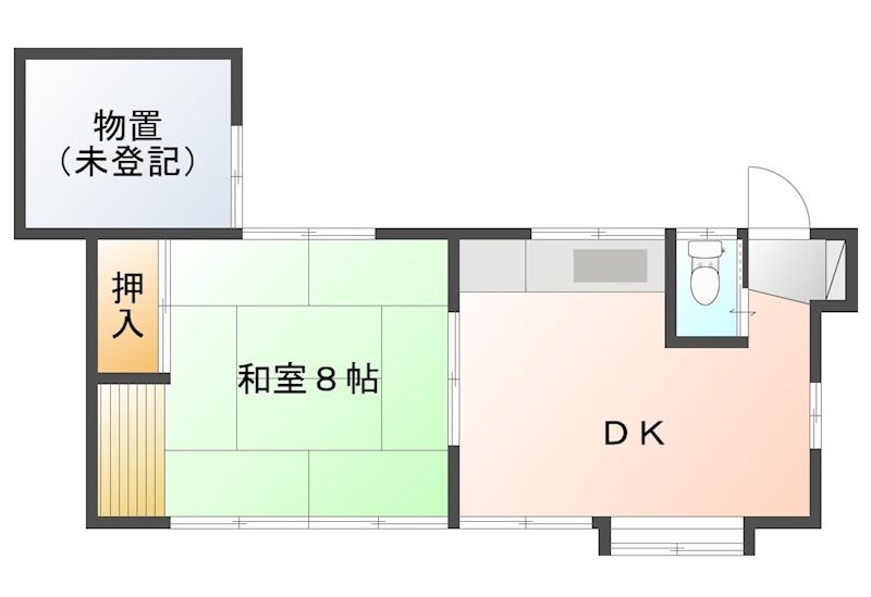 小諸市柏木　中古戸建 間取図・土地図