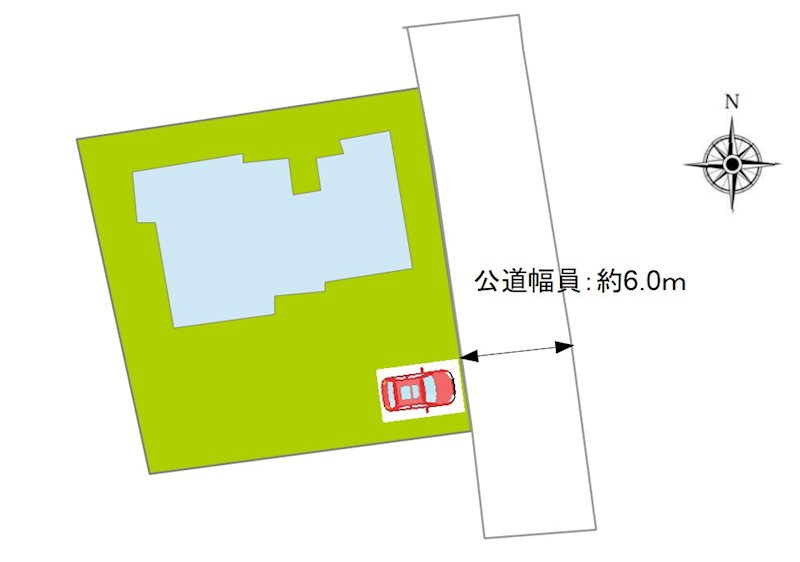 長野県中野市七瀬 区画図