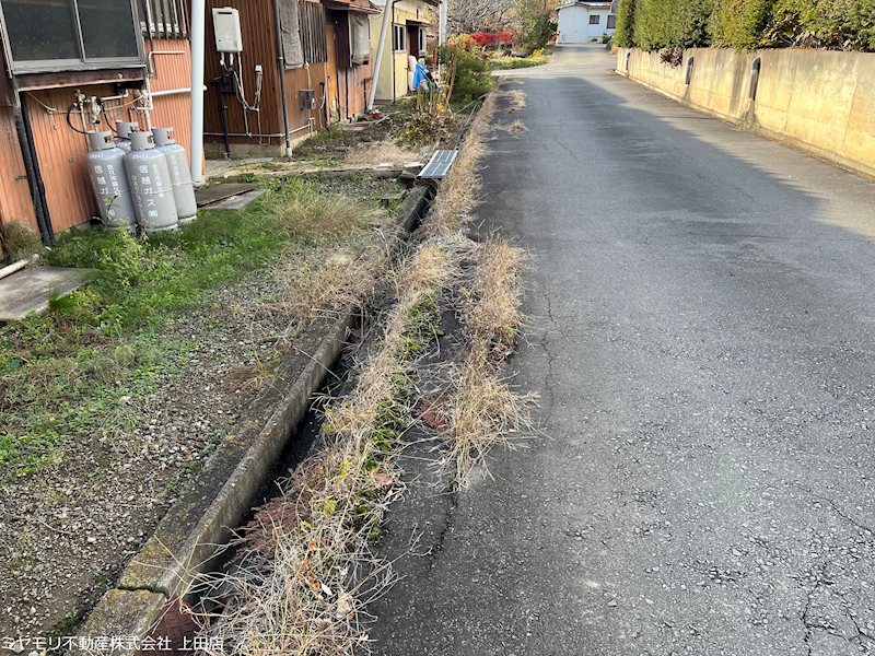 上田市住吉　土地 現地写真（前面道路含む現地写真）