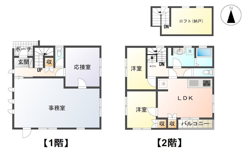 長野県長野市篠ノ井塩崎 間取図・土地図