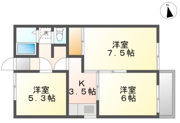 上田市住吉　収益物件 間取図・土地図