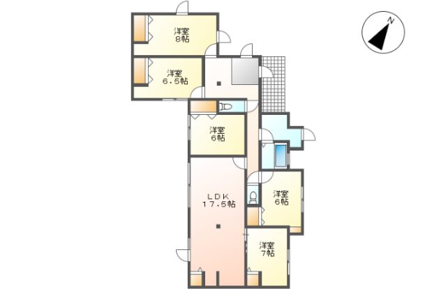 【商談中】東御市滋野　中古戸建 間取図・土地図