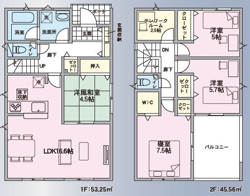 長野県千曲市寂蒔 間取図・土地図
