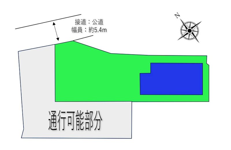 【商談中】上田市諏訪形　中古戸建 間取図・土地図