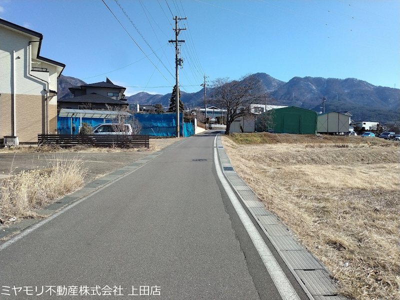 坂城町中之条　土地 現地写真（前面道路含む現地写真）