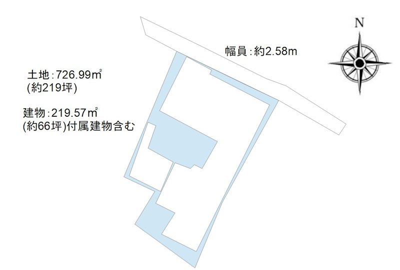 長野県長野市松代町柴 間取図・土地図