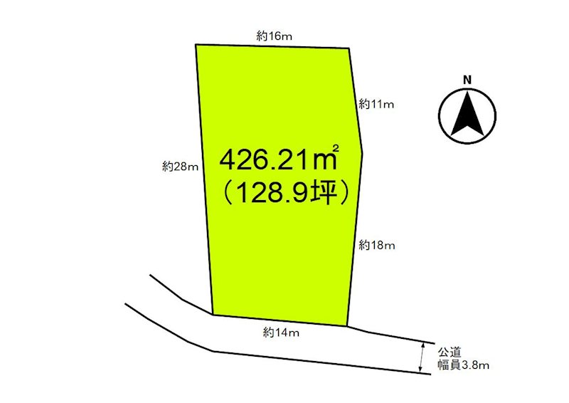 小諸市耳取　土地 間取図・土地図