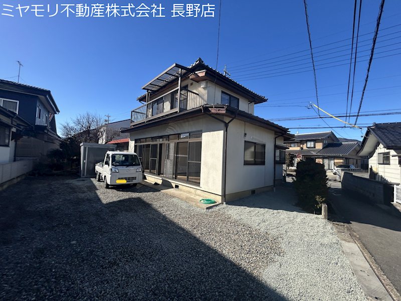 長野県長野市富竹 現地写真（駐車場）