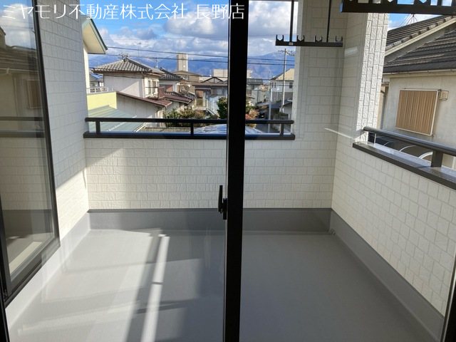 長野県長野市北尾張部 現地写真（バルコニー）