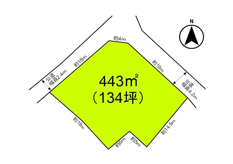 佐久市内山　土地 間取図・土地図