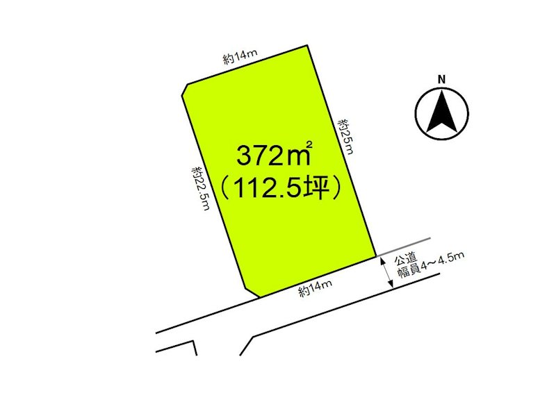 小諸市御影新田　土地 間取図・土地図