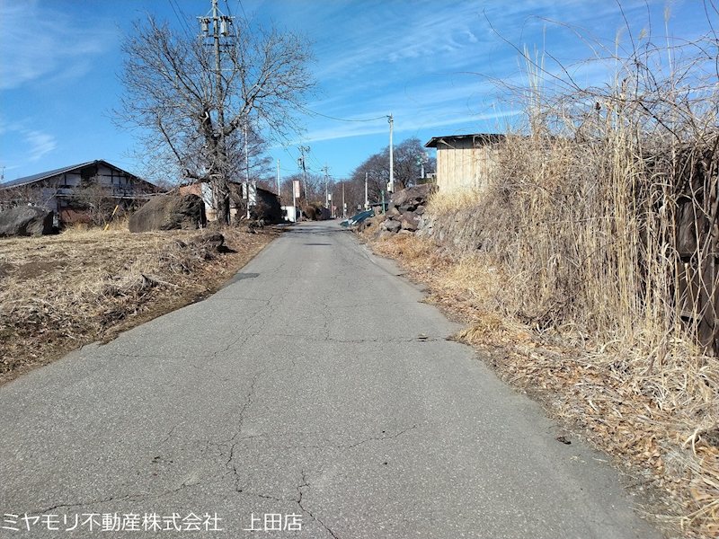 東御市滋野甲　土地 現地写真（前面道路含む現地写真）