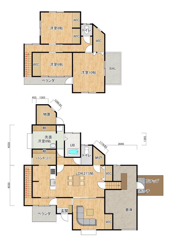 長野県長野市川中島町今井 間取図・土地図