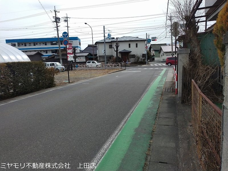 上田市常磐城4丁目　新築戸建 現地写真（前面道路含む現地写真）