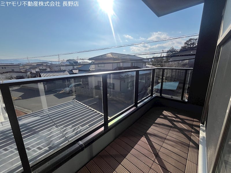 長野県長野市中越２丁目 現地写真（バルコニー）
