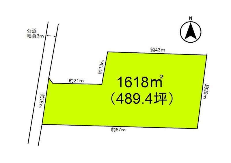 御代田町草越　土地 間取図・土地図