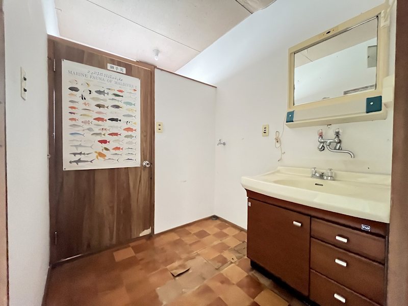 長野市上松３丁目　平屋戸建 内観写真（洗面台・洗面所）