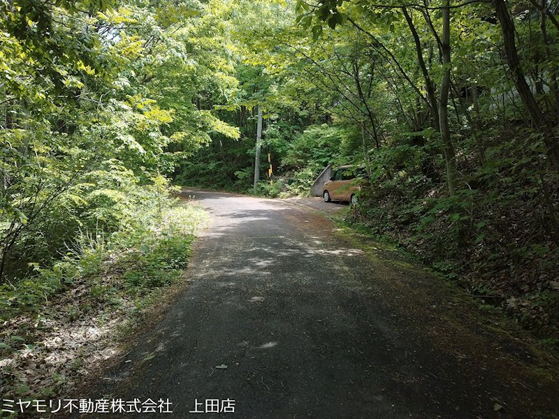 東御市八重原　土地 現地写真（前面道路含む現地写真）