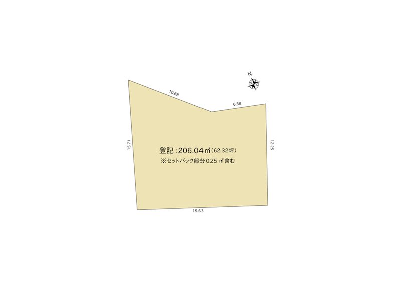 長野県長野市吉田４丁目 間取図・土地図