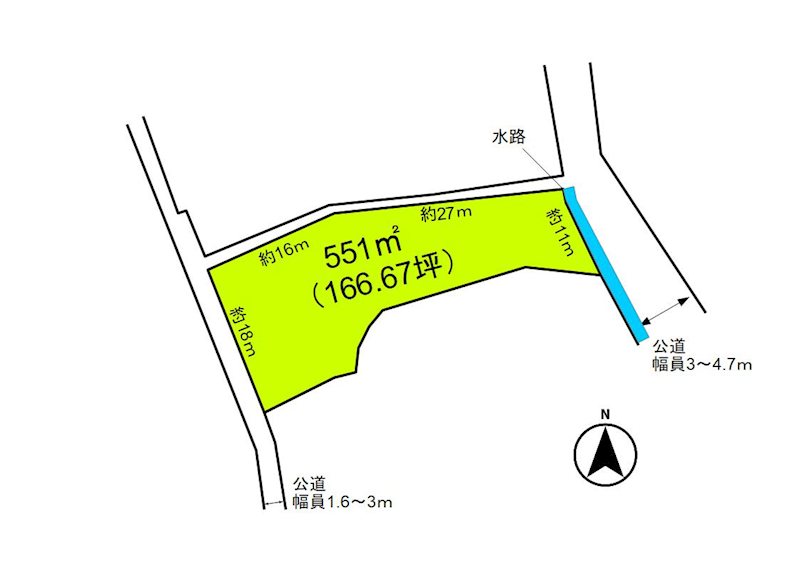 佐久穂町海瀬　土地 間取図・土地図