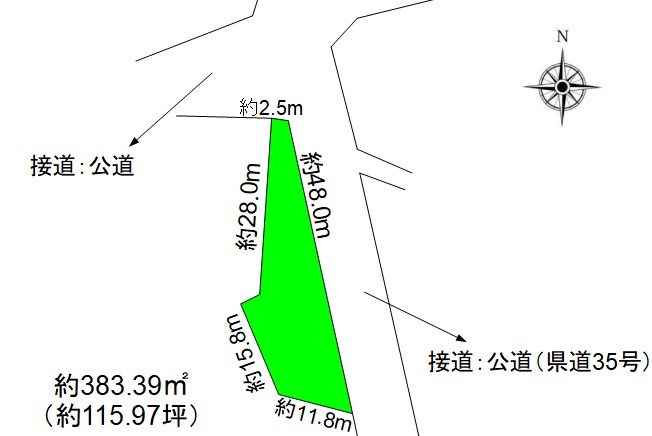 上田市真田町長　土地 間取図・土地図