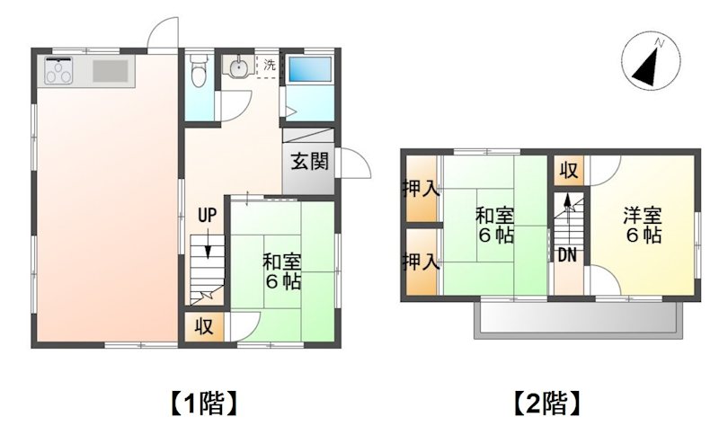 長野県長野市西三才 間取図・土地図