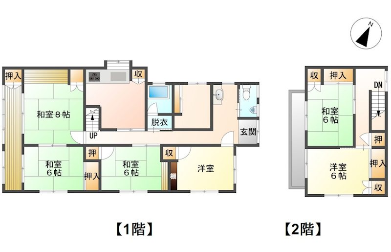長野県長野市茂菅 間取図・土地図