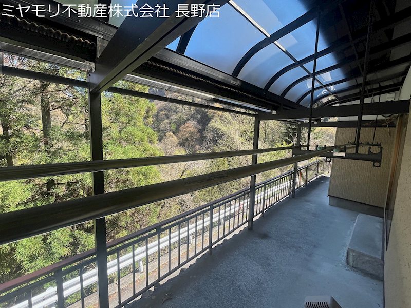 長野県長野市茂菅 現地写真（バルコニー）