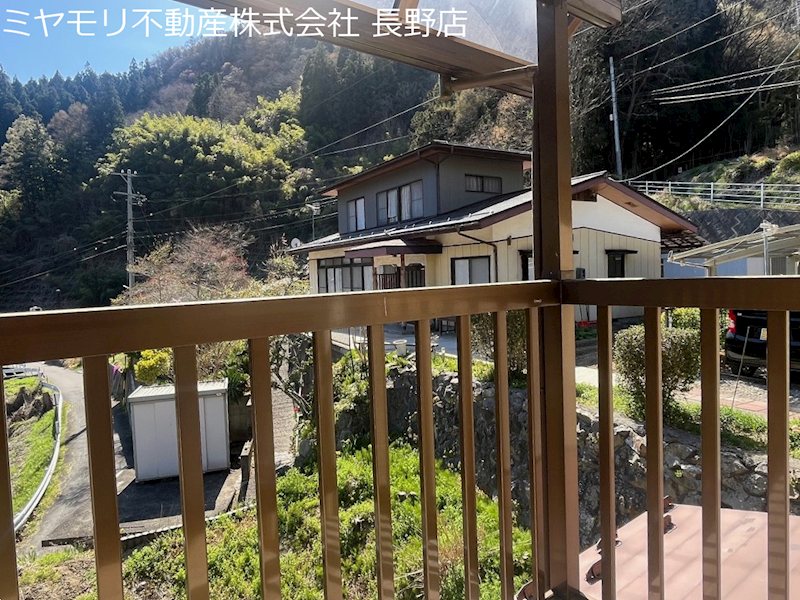 長野県長野市茂菅 現地写真（バルコニー）