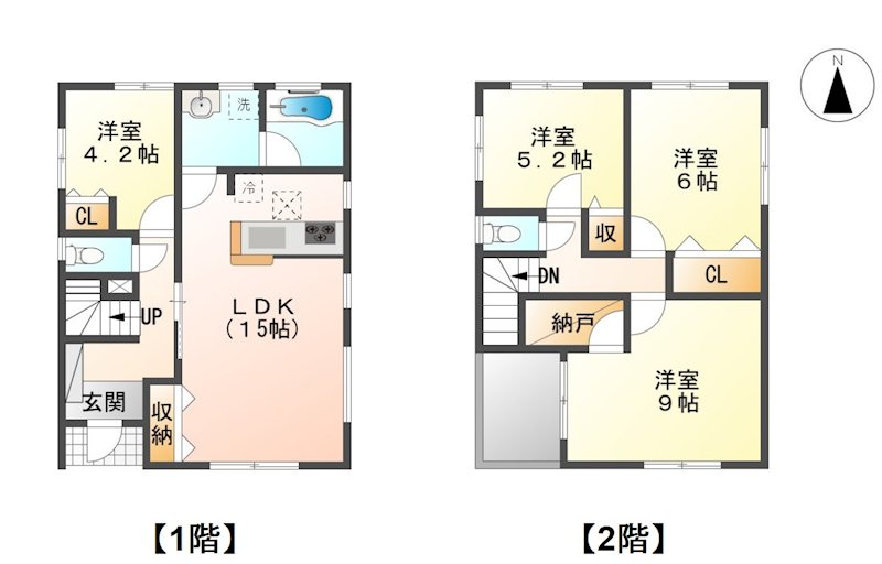 長野県長野市青木島１丁目 間取図・土地図