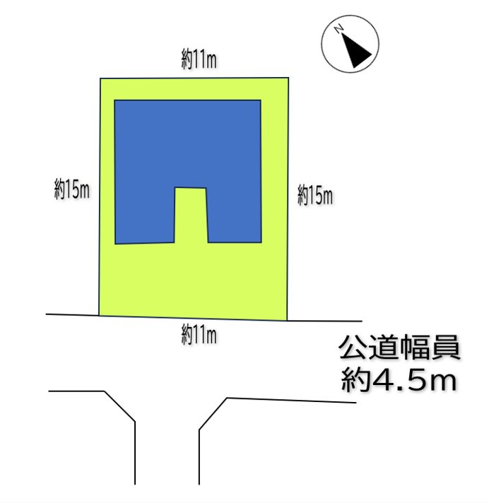 上田市諏訪形　中古戸建 間取図・土地図