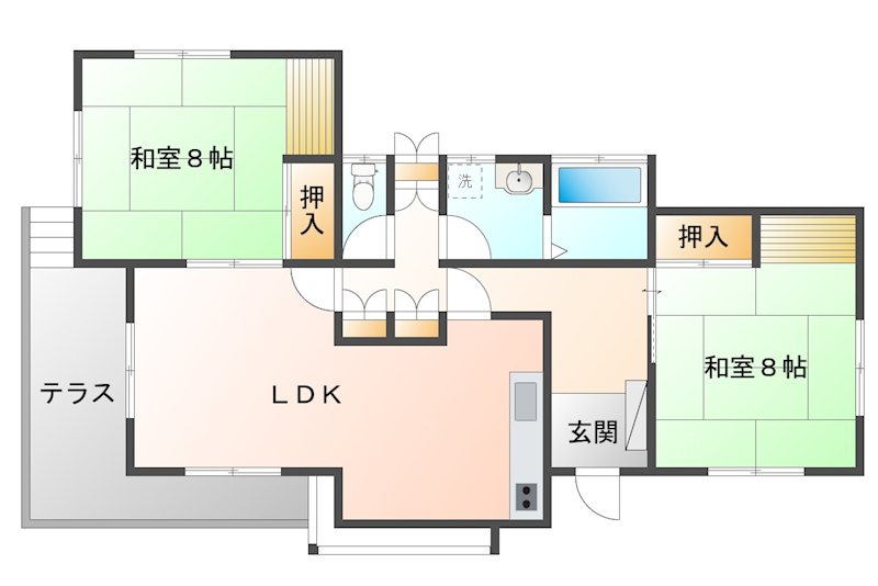 佐久市根岸　中古戸建 間取図・土地図
