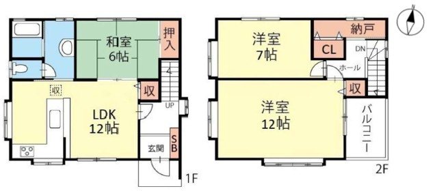 東筑摩郡山形村　中古戸建 間取図・土地図