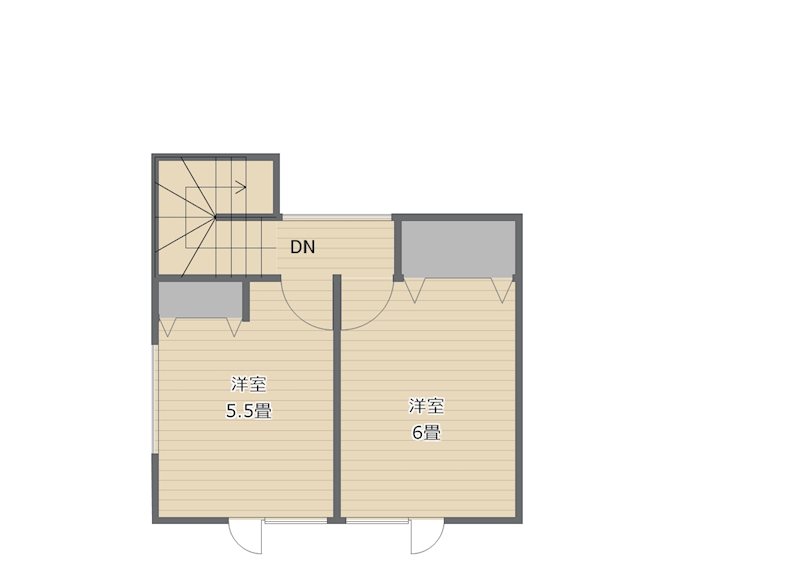 小諸市和田　中古戸建 間取図・土地図