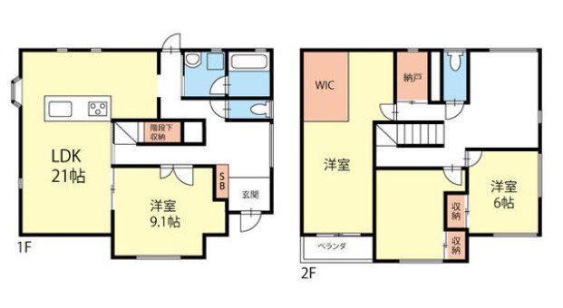 長野県長野市川合新田 間取図・土地図
