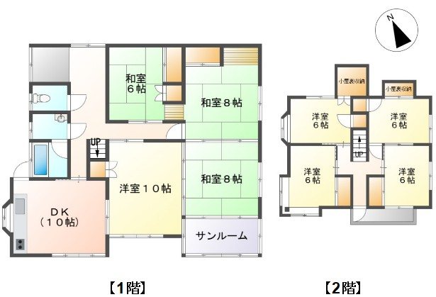 東御市鞍掛　中古戸建 間取図・土地図