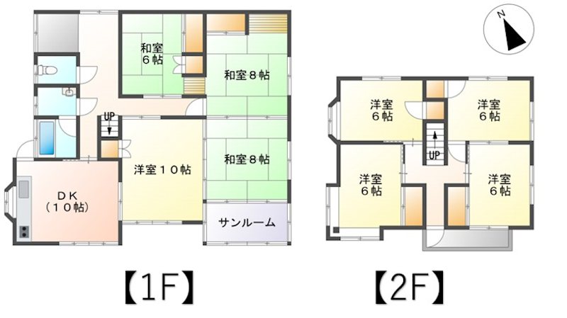 東御市鞍掛　中古戸建 間取図・土地図