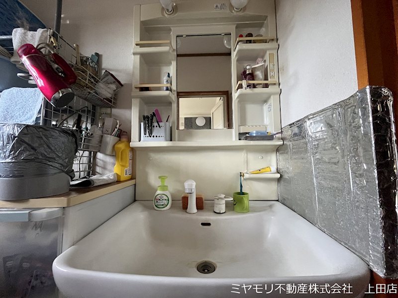 東御市鞍掛　中古戸建 内観写真（洗面台・洗面所）