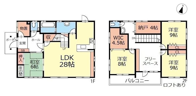 上田市真田町本原　中古戸建 間取図・土地図