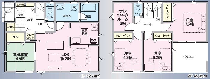長野県千曲市内川 間取図・土地図