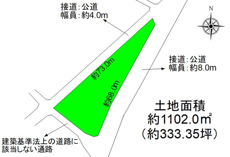 東御市和　土地 間取図・土地図
