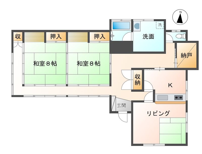 東御市布下　中古戸建 間取図・土地図