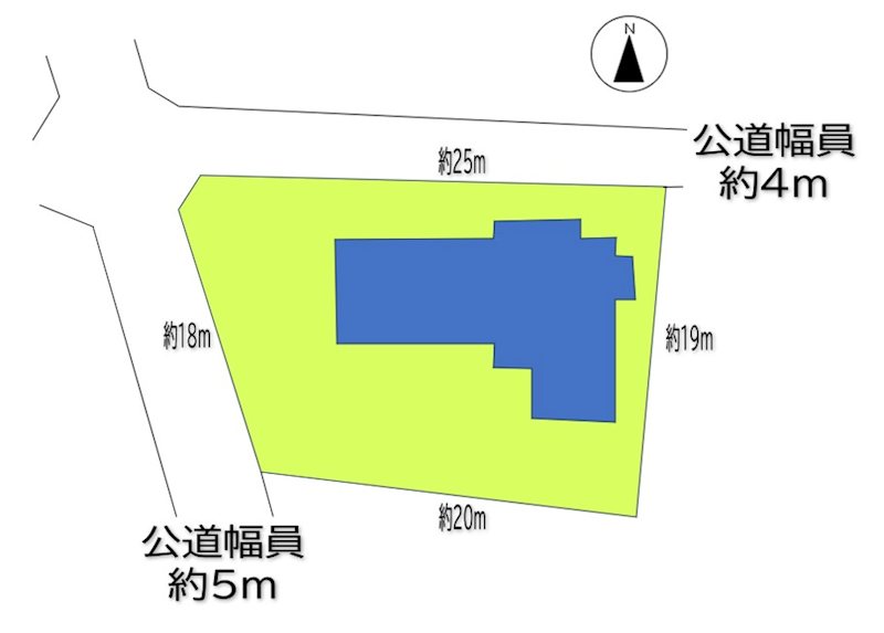 東御市布下　中古戸建 間取図・土地図
